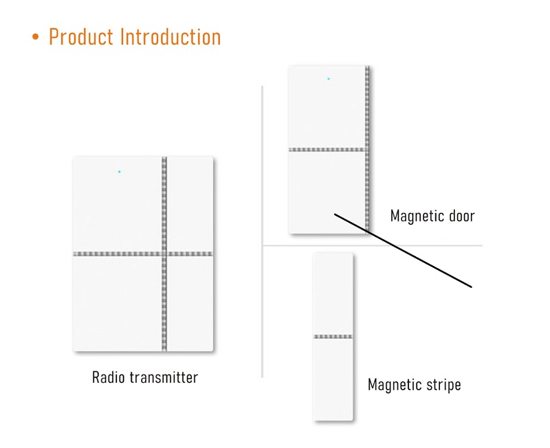 Home wifi door magnetic alarm graffiti version